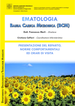 ematologia - Azienda Ospedaliera di Reggio Emilia