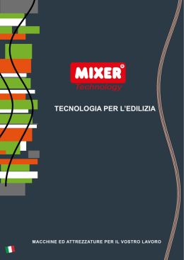 Catalogo Mixer 2017 Italiano