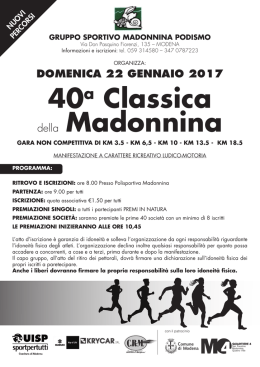 40a Classica della Madonnina