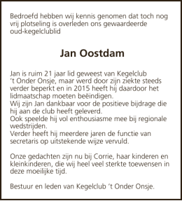 Jan Oostdam