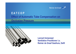 E A T C O P Effect of Automatic Tube Compensation on Occlusion