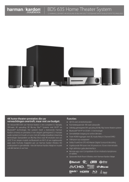 BDS 635 Home Theater System