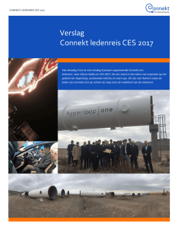 Verslag Connekt ledenreis CES 2017