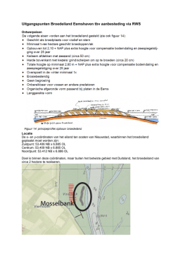 Uitgangspunten Broedeiland Eemshaven tbv aanbesteding via RWS