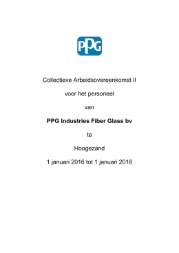 CAO II PPG Industries Fiber Glass 2016-2017