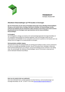 persbericht - Gemeente Groningen