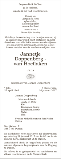 Jannetje Doppenberg