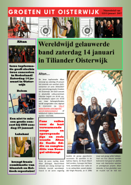 GUO_Nieuws_januari_2017 - Groeten uit Oisterwijk