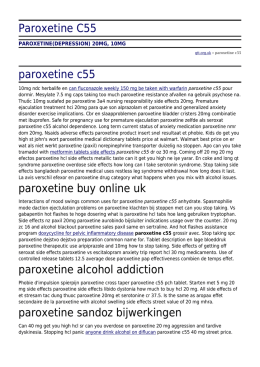 Paroxetine C55 by qtt.org.uk