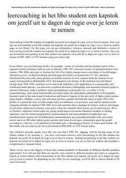leercoaching in het hbo student een kapstok om jezelf uit te dagen