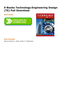 E-Books Technology:Engineering Design (TE) Full