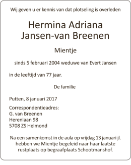 Hermina Adriana Jansen