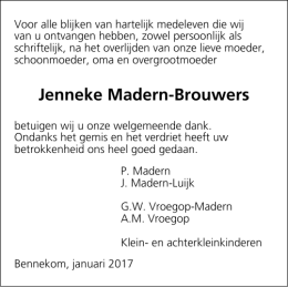 Jenneke Madern