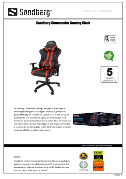 Sandberg Commander Gaming Chair