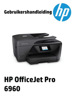 handleiding voor de HP Officejet Pro 6960