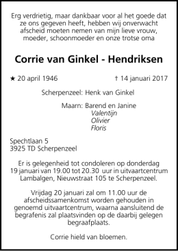 Corrie van Ginkel
