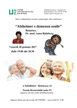 Conferenza Alzheimer-20.1.17.17 - unitre