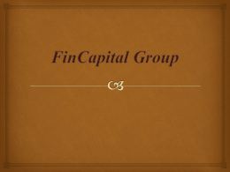 FinCapital Group - Capital Growth Fund