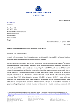 Letter from the ECB President to Mr Marco Valli and Mr