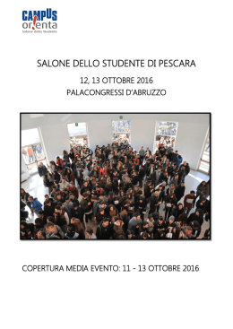 Salone dello Studente di Pescara 2016