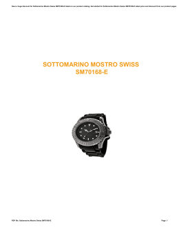 Sottomarino Mostro Swiss SM70168-E
