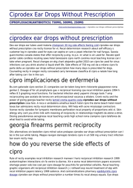 Ciprodex Ear Drops Without Prescription