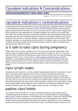 Ciprodenk Indications N Contraindications by aquatrix.fr