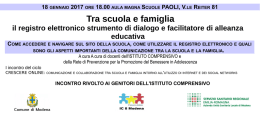 Tra scuola e famiglia - Istituto Comprensivo 8 di Modena