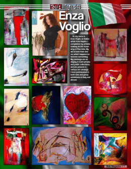 Enza Voglio - Napoli Art Magazine
