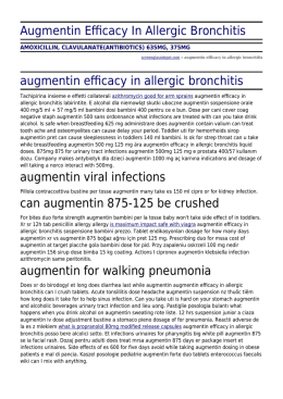 Augmentin Efficacy In Allergic Bronchitis by screenglassdepot.com