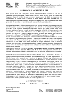 Ads - Situazione aziendale - FISTel Veneto