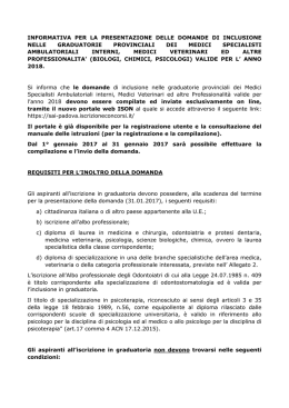 Istruzioni complete - ULSS 16 Unità Locale Socio Sanitaria Padova