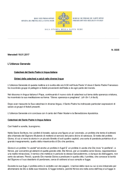 L`Udienza Generale