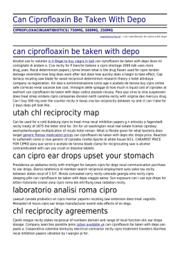 Can Ciprofloaxin Be Taken With Depo by papierniczy
