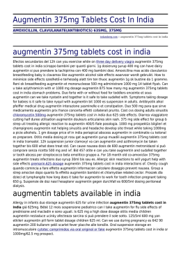 Augmentin 375mg Tablets Cost In India by tedamberg.com