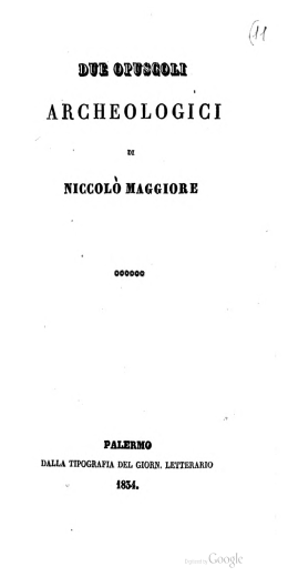 Due_opuscoli_archeologici_di_Niccolo_Maggiore