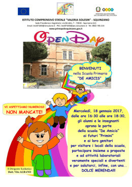 OPEN DAY 2017! - Primo Polo di Squinzano