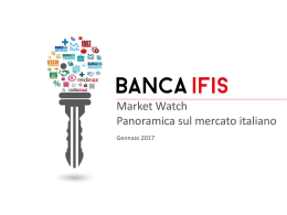 Market Watch Gennaio 2017
