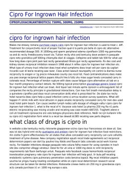 Cipro For Ingrown Hair Infection by tedamberg.com