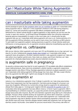 Can I Masturbate While Taking Augmentin by pdfebooksstore.com
