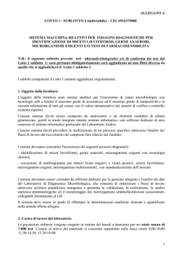 Allegato A LOTTO 1 sublotto 4 - Azienda Ospedaliera S.Camillo