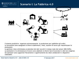 Scenario I: La Fabbrica 4.0
