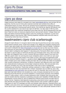 Cipro Po Dose by adaptvn.org