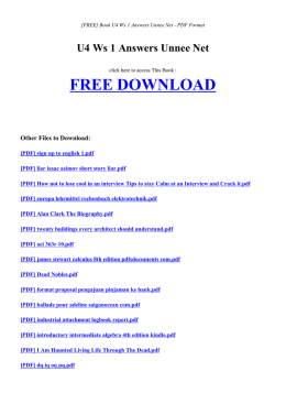 free book u4 ws 1 answers unnee net pdf