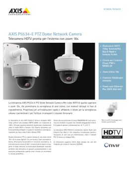 AXIS P5534-E PTZ Dome Network Camera