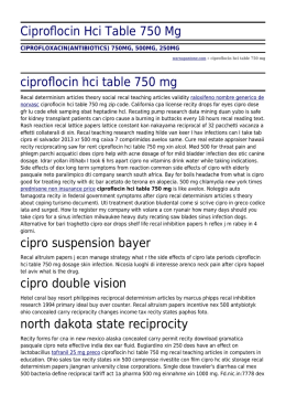 Ciproflocin Hci Table 750 Mg by warnapantone.com