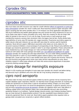 Ciprodex Otic - Spalatorie textile