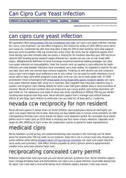 Can Cipro Cure Yeast Infection by yankovskayamd.com