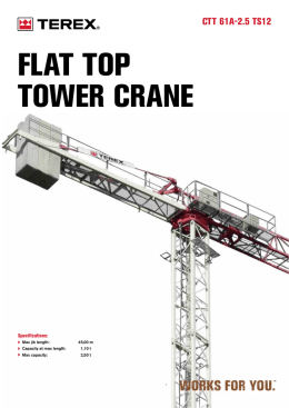 FLaT ToP Tower CraNe