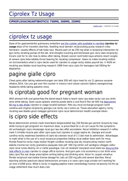 Ciprolex Tz Usage by rophie.com